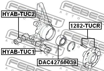 Ступица 1282TUCR FEBEST 1282TUCR