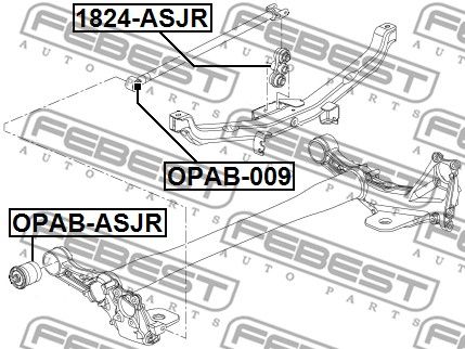 Рычаг 1824ASJR FEBEST 1824ASJR