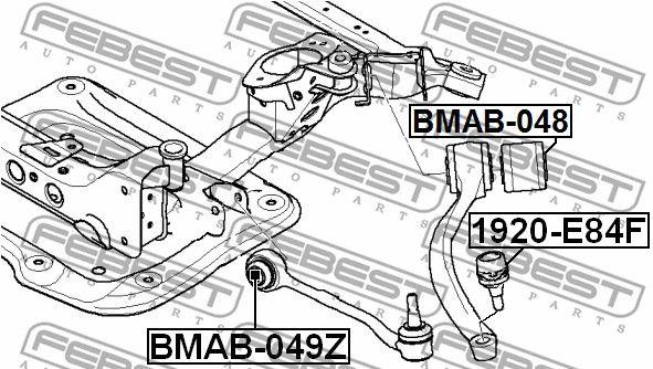 Опора шаровая 1920E84F FEBEST 1920E84F