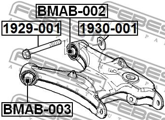 Болт 1929001 FEBEST 1929001