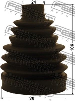Пыльник ШРУС 2017MAG FEBEST 2017MAG