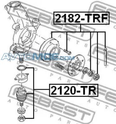 Опора шаровая 2120TR FEBEST 2120TR