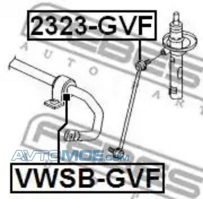 Стойка стабилизатора 2323GVF FEBEST 2323GVF