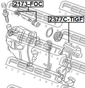 Скоба 2377CTIGF FEBEST 2377CTIGF