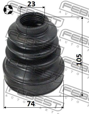 Пыльник ШРУС 2415KANGIIT FEBEST 2415KANGIIT