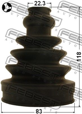 Пыльник 2715S60T FEBEST 2715S60T