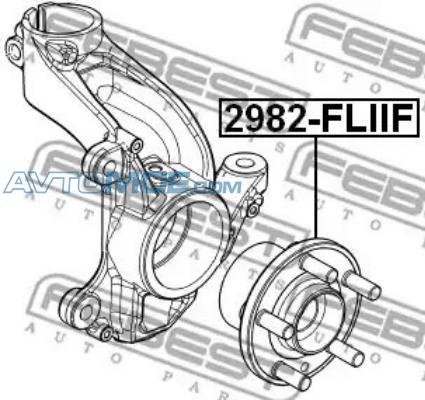 Ступица 2982FLIIF FEBEST 2982FLIIF