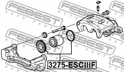 Ремкомплект суппорта 3275ESCIIIF FEBEST 3275ESCIIIF