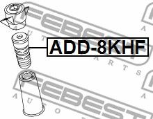 Отбойник амортизатора ADD8KHF FEBEST ADD8KHF