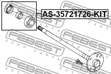 Подшипник AS35721726KIT FEBEST AS35721726KIT