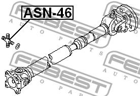 Крестовина ASN46 FEBEST ASN46