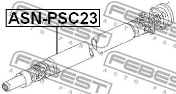 Вал карданный ASNPSC23 FEBEST ASNPSC23