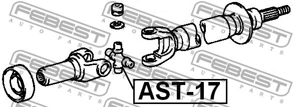 Крестовина AST17 FEBEST AST17