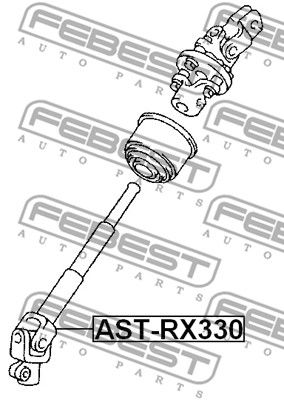 Кардан рулевой ASTRX330 FEBEST ASTRX330