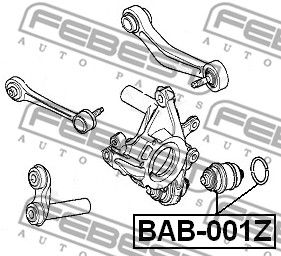 Сайлентблок BAB001Z FEBEST BAB001Z