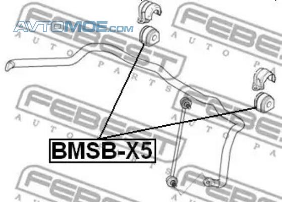 Втулка стабилизатора BMSBX5 FEBEST BMSBX5