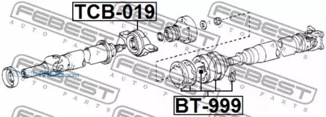 Ремкомплект муфты BT999 FEBEST BT999