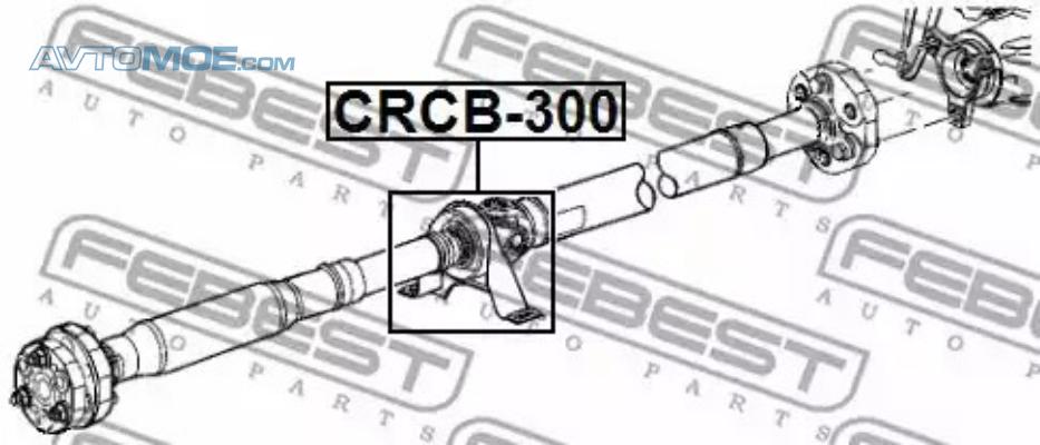 Подшипник подвесной CRCB300 FEBEST CRCB300