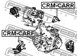 Опора двигателя CRMCARR FEBEST CRMCARR