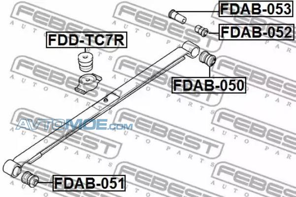 Сайлентблок FDAB051 FEBEST FDAB051
