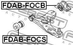 Сайлентблок FDABFOCB FEBEST FDABFOCB