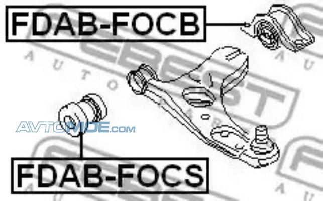 Сайлентблок FDABFOCS FEBEST FDABFOCS