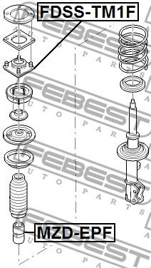 Опора амортизатора FDSSTM1F FEBEST FDSSTM1F