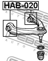 Сайлентблок HAB020 FEBEST HAB020