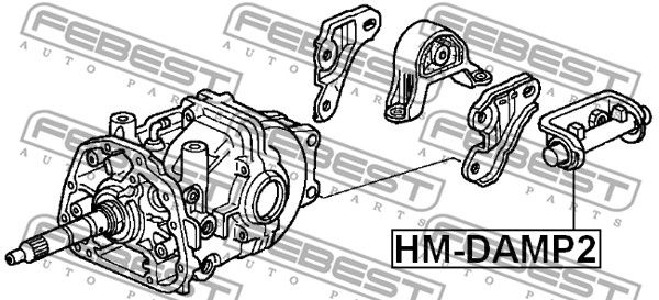 Демпфер HMDAMP2 FEBEST HMDAMP2