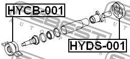 Подшипник HYCB001 FEBEST HYCB001