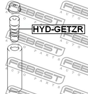 Отбойник амортизатора HYDGETZR FEBEST HYDGETZR