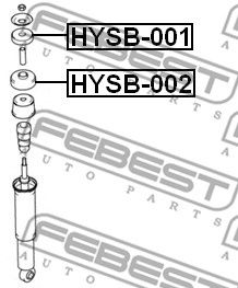 Демпфер HYSB002 FEBEST HYSB002
