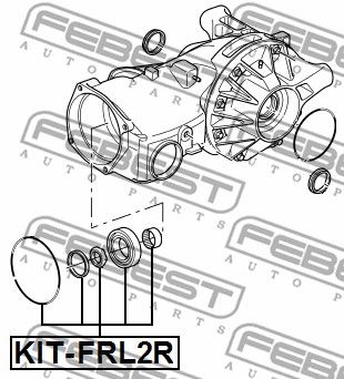Подшипник KITFRL2R FEBEST KITFRL2R