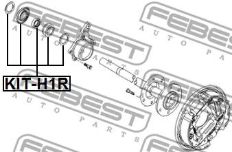Подшипник KITH1R FEBEST KITH1R