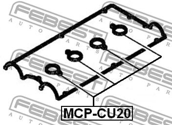 Прокладка MCPCU20 FEBEST MCPCU20