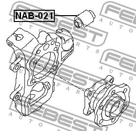 Сайлентблок NAB021 FEBEST NAB021