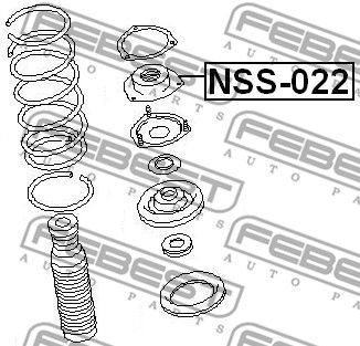Опора амортизатора NSS022 FEBEST NSS022