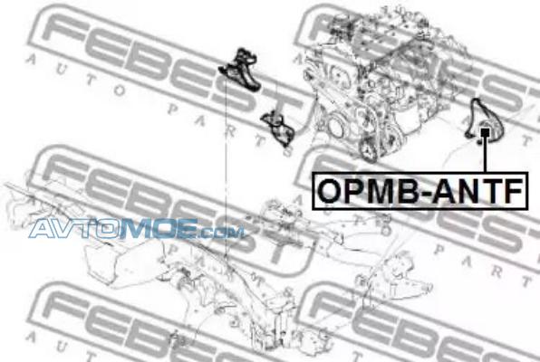 Сайлентблок OPMBANTF FEBEST OPMBANTF