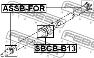 Подшипник SBCBB13 FEBEST SBCBB13