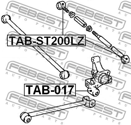 Сайлентблок TABST200LZ FEBEST TABST200LZ