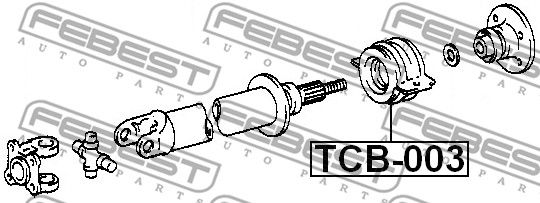 Подшипник TCB003 FEBEST TCB003