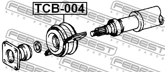 Подшипник TCB004 FEBEST TCB004