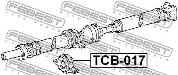 Подшипник TCB017 FEBEST TCB017