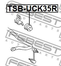 Втулка стабилизатора TSBUCK35R FEBEST TSBUCK35R