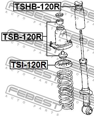 Пылезащитный комплект TSHB120R FEBEST TSHB120R
