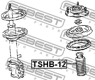 Пыльник амортизатора TSHB12 FEBEST TSHB12