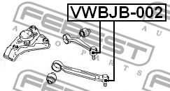 Пыльник VWBJB002 FEBEST VWBJB002