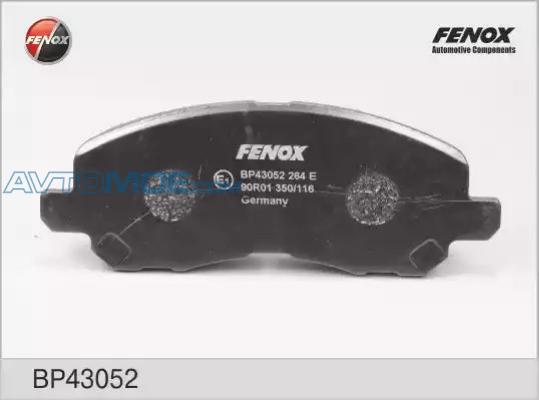Колодки тормозные BP43052 FENOX BP43052