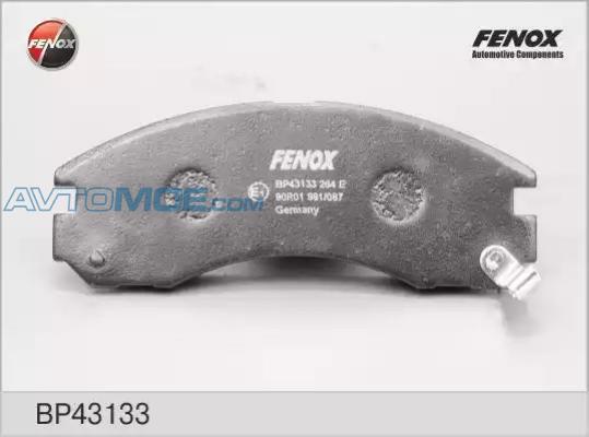 Колодки тормозные BP43133 FENOX BP43133