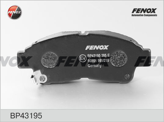 Колодки тормозные BP43195 FENOX BP43195